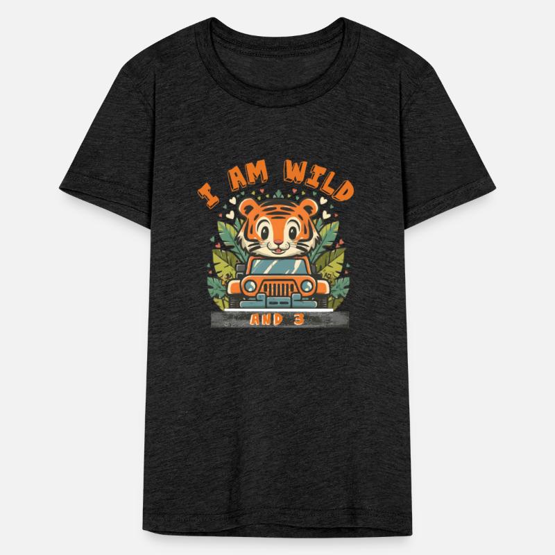Tiger with Kids wild T-shirt