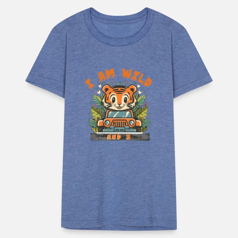 Tiger with Kids wild T-shirt