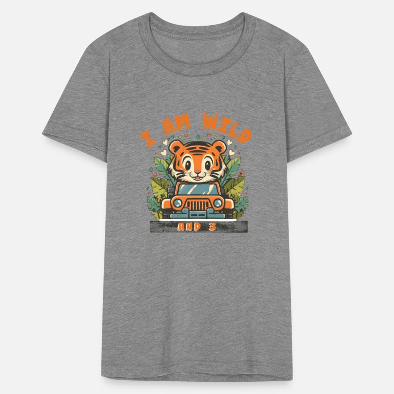 Tiger with Kids wild T-shirt