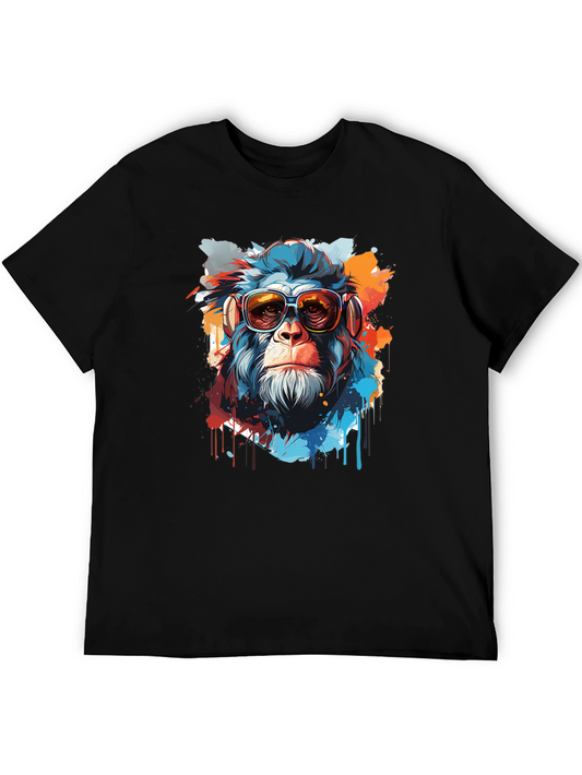 Cool Monkey Graphic Tee - Unique Design T-Shirt