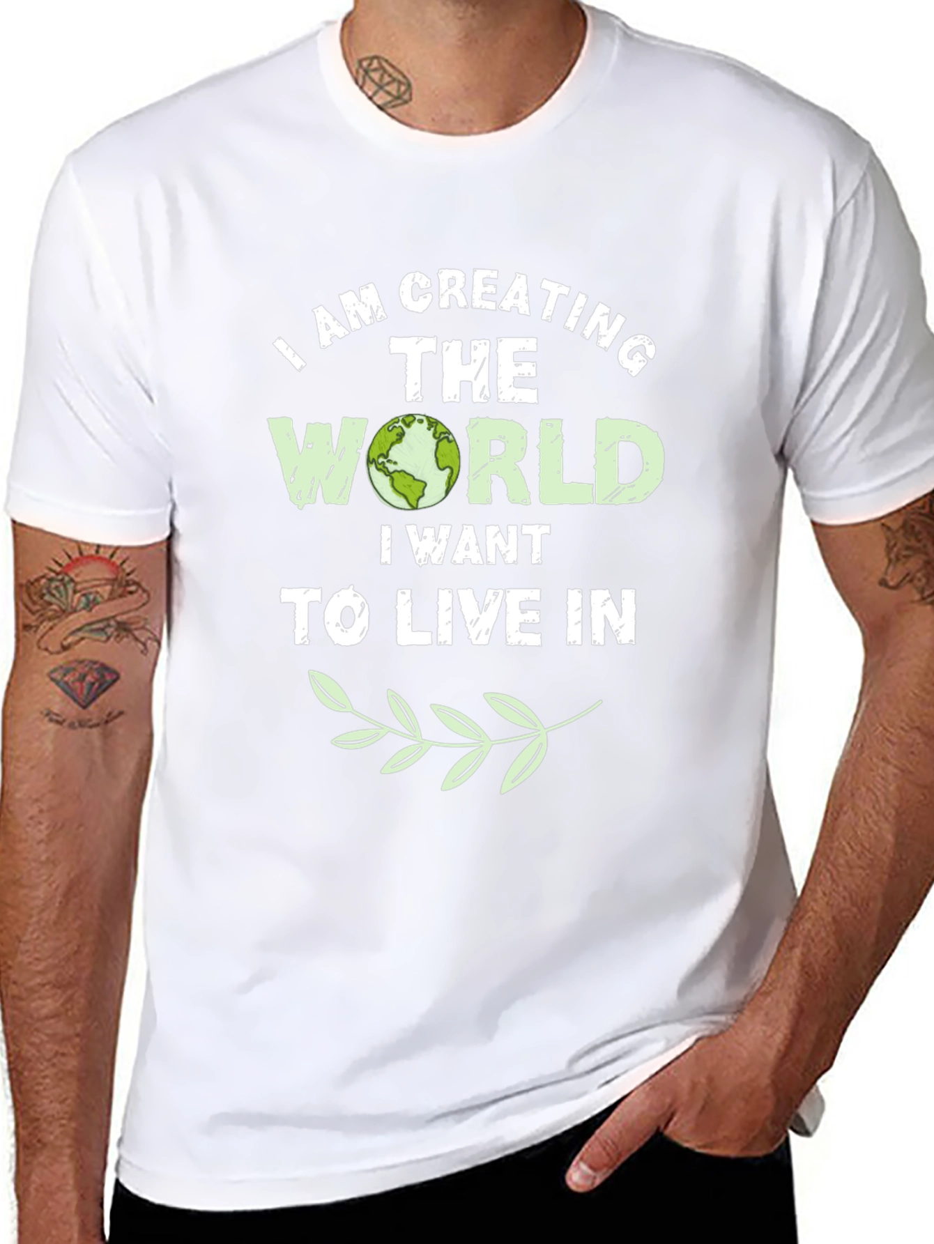 Creating The World T-Shirt Earth Day Tee