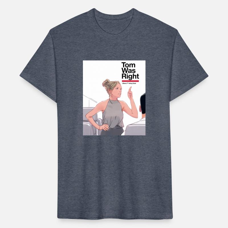 Tom Was Right - Aliens Are Real Airplane Lady Tee