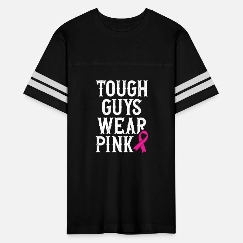 Tough Guys Wear Pink Ribbon Breast Cancer