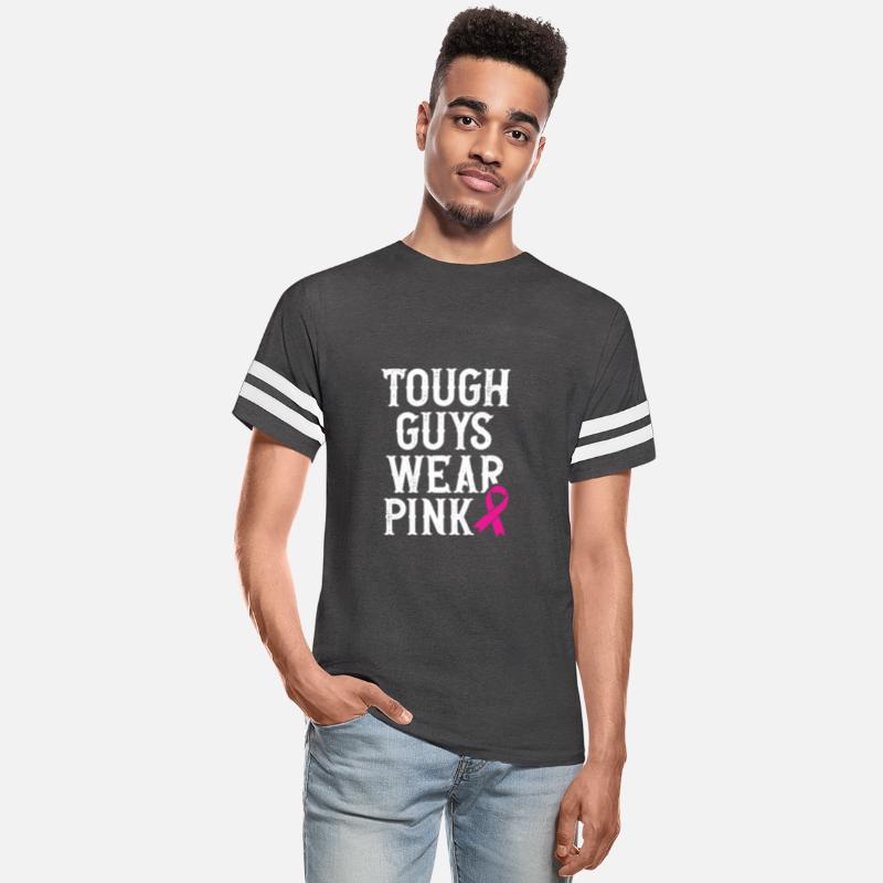 Tough Guys Wear Pink Ribbon Breast Cancer