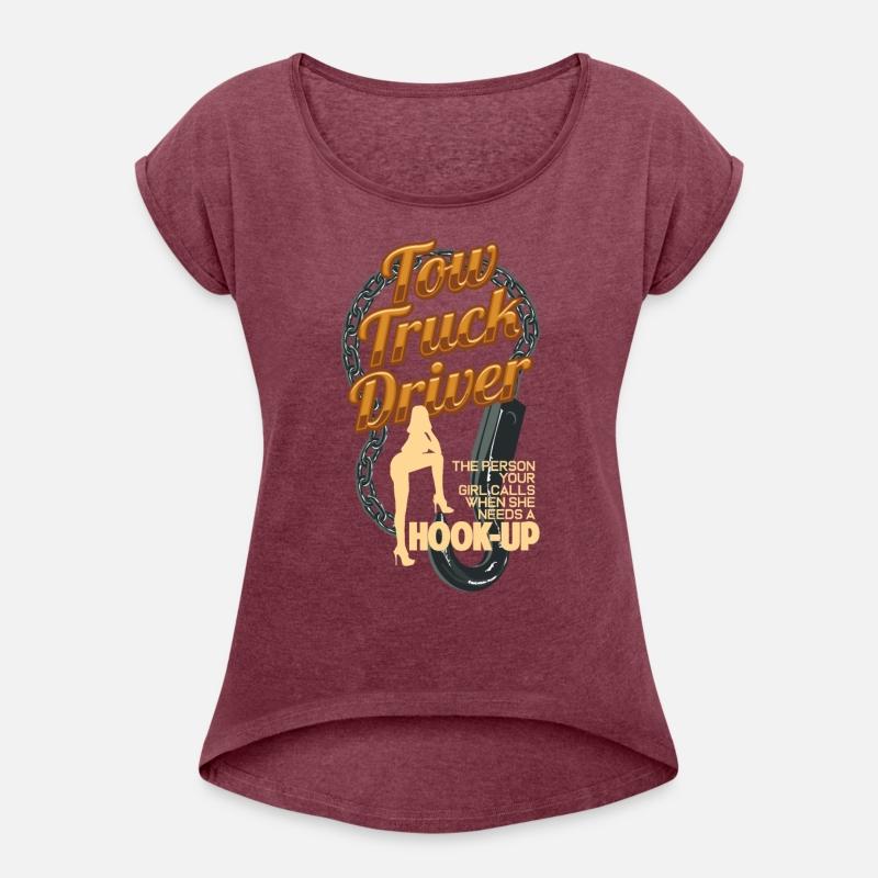 Tow Truck Driver Hook-Up Pun Funny Car Towing