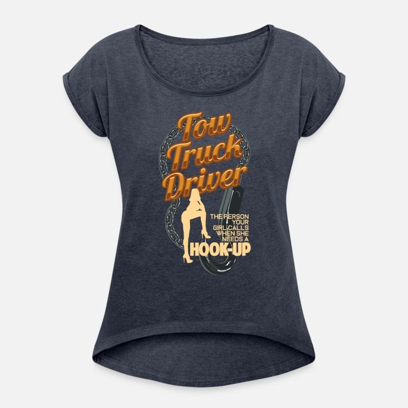 Tow Truck Driver Hook-Up Pun Funny Car Towing