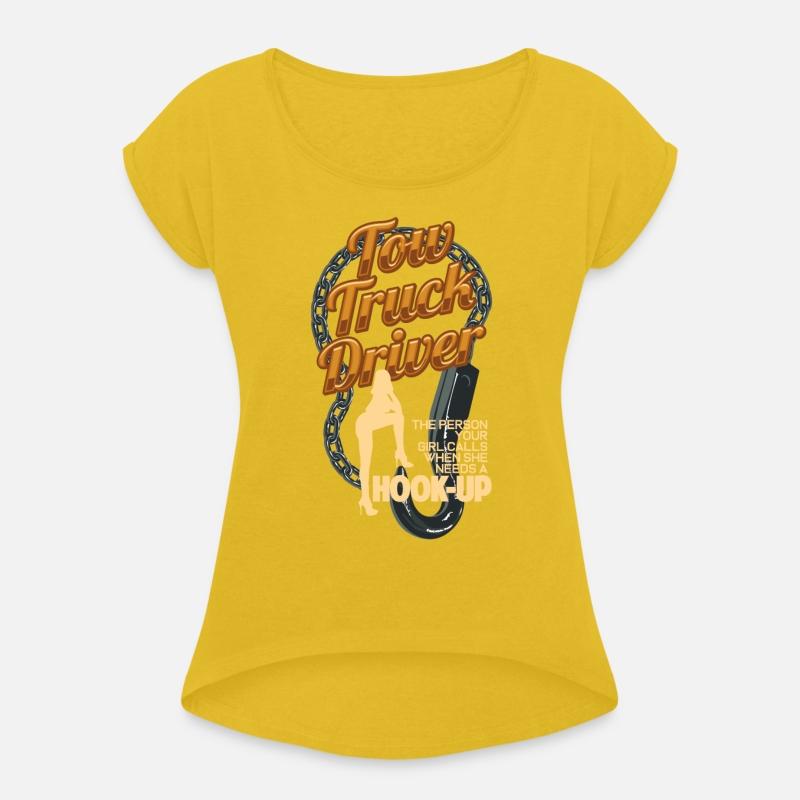 Tow Truck Driver Hook-Up Pun Funny Car Towing