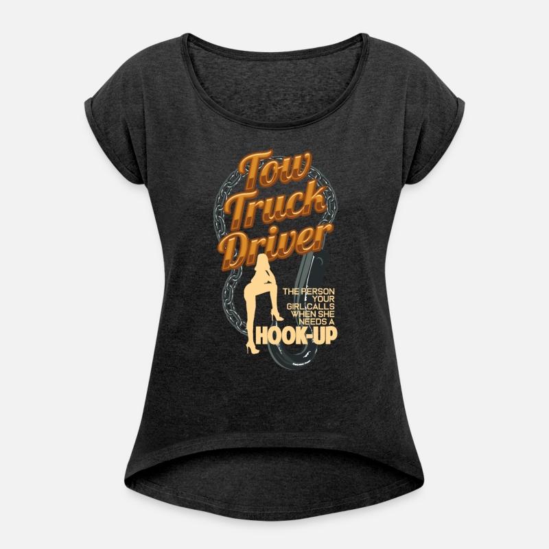 Tow Truck Driver Hook-Up Pun Funny Car Towing