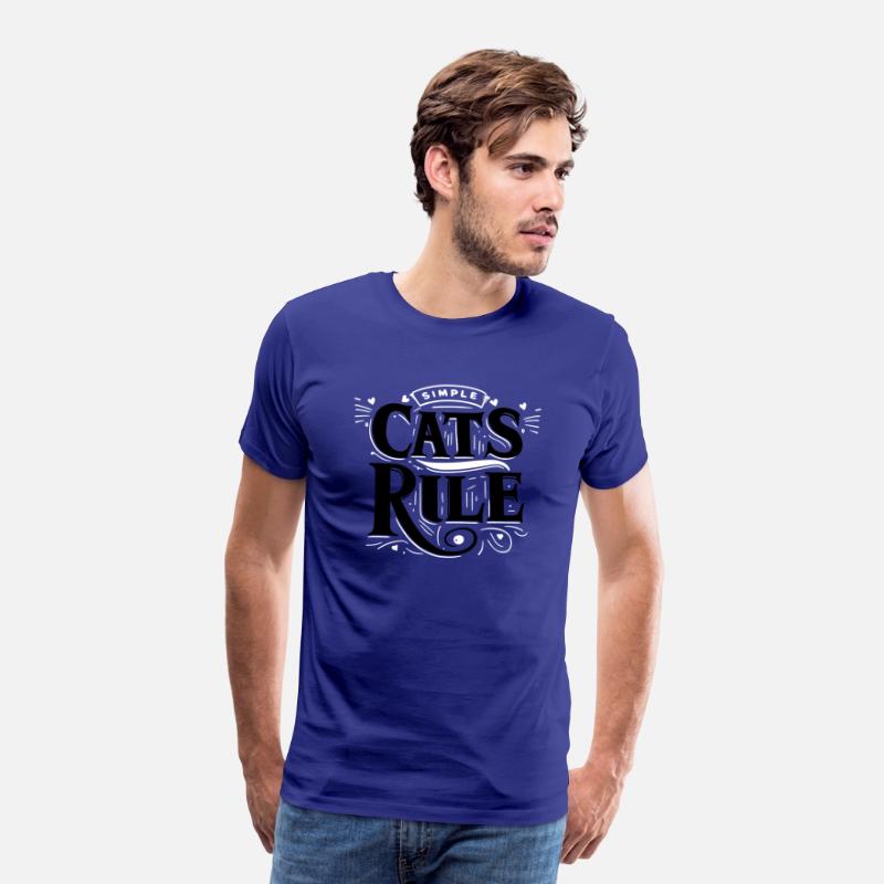 Tpography T Shirt Design Cats Rule
