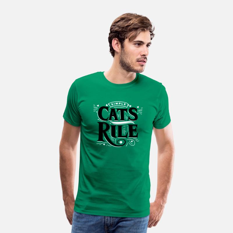 Tpography T Shirt Design Cats Rule