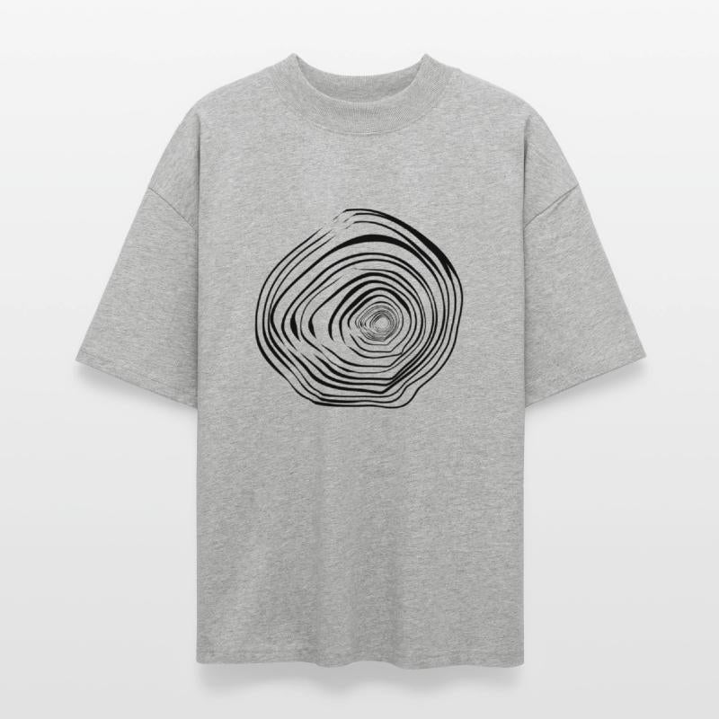 Tree Ring Growth – Minimal Nature Symbol