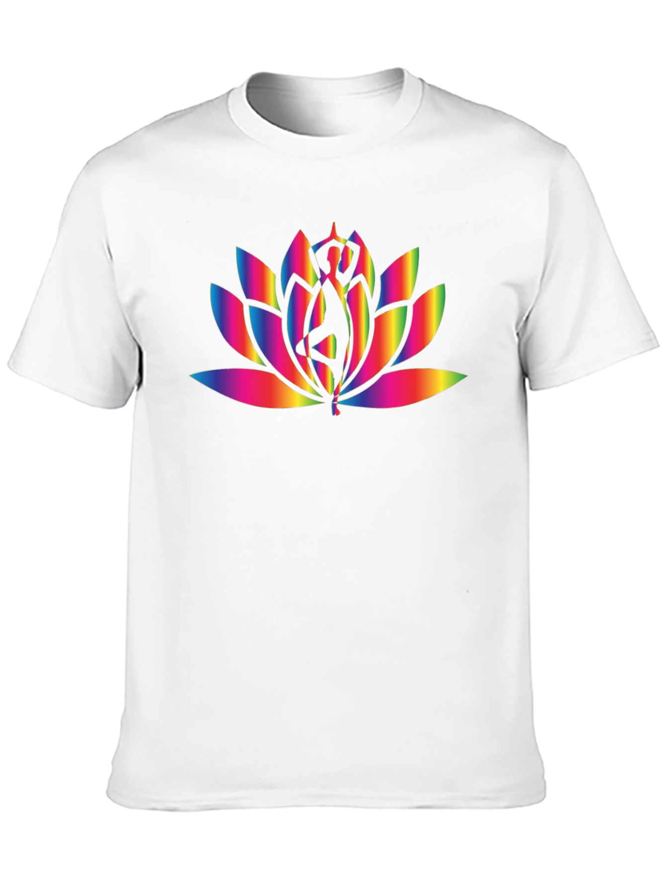Rainbow Yoga Lotus T-Shirt