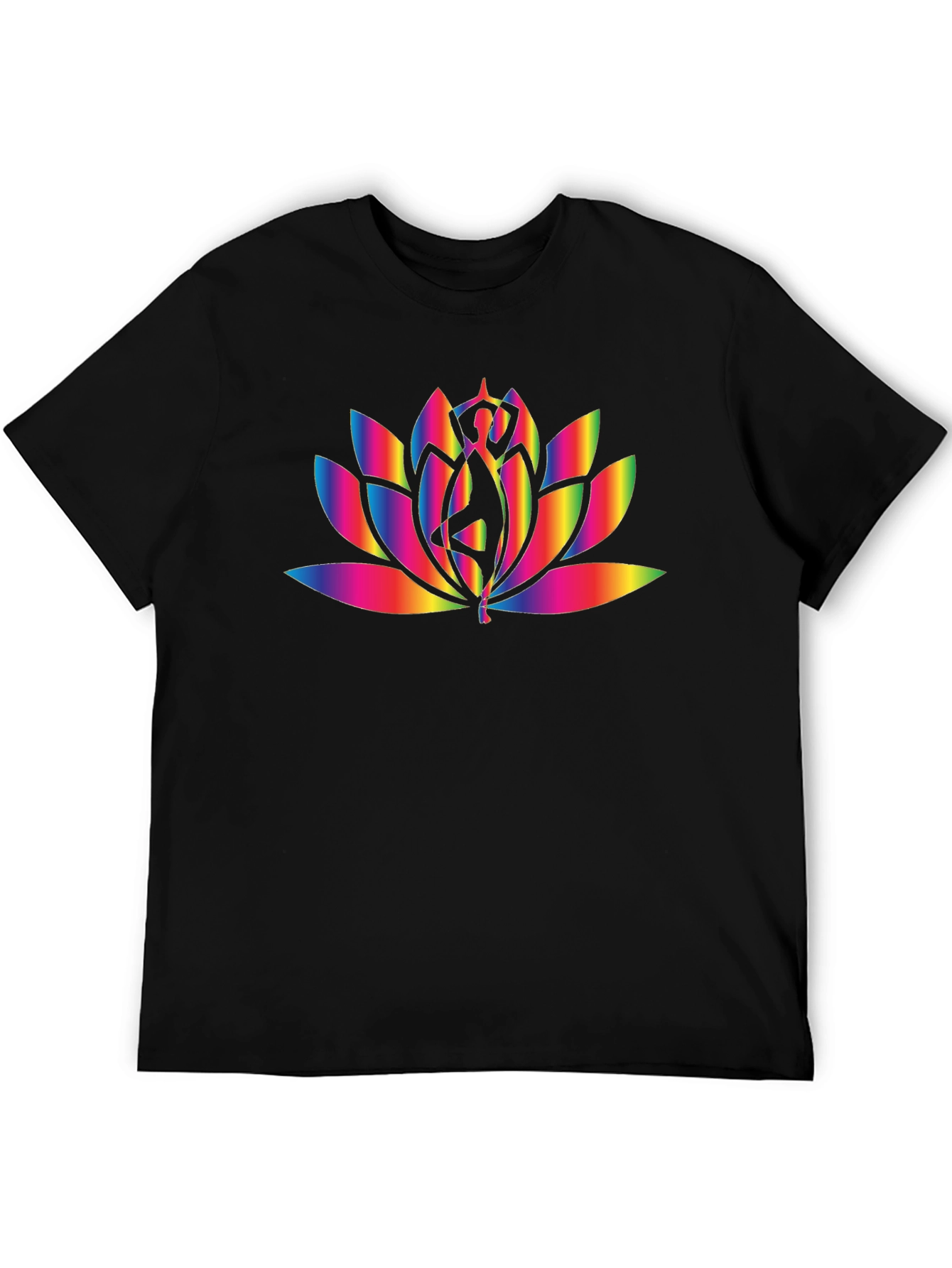 Rainbow Yoga Lotus T-Shirt