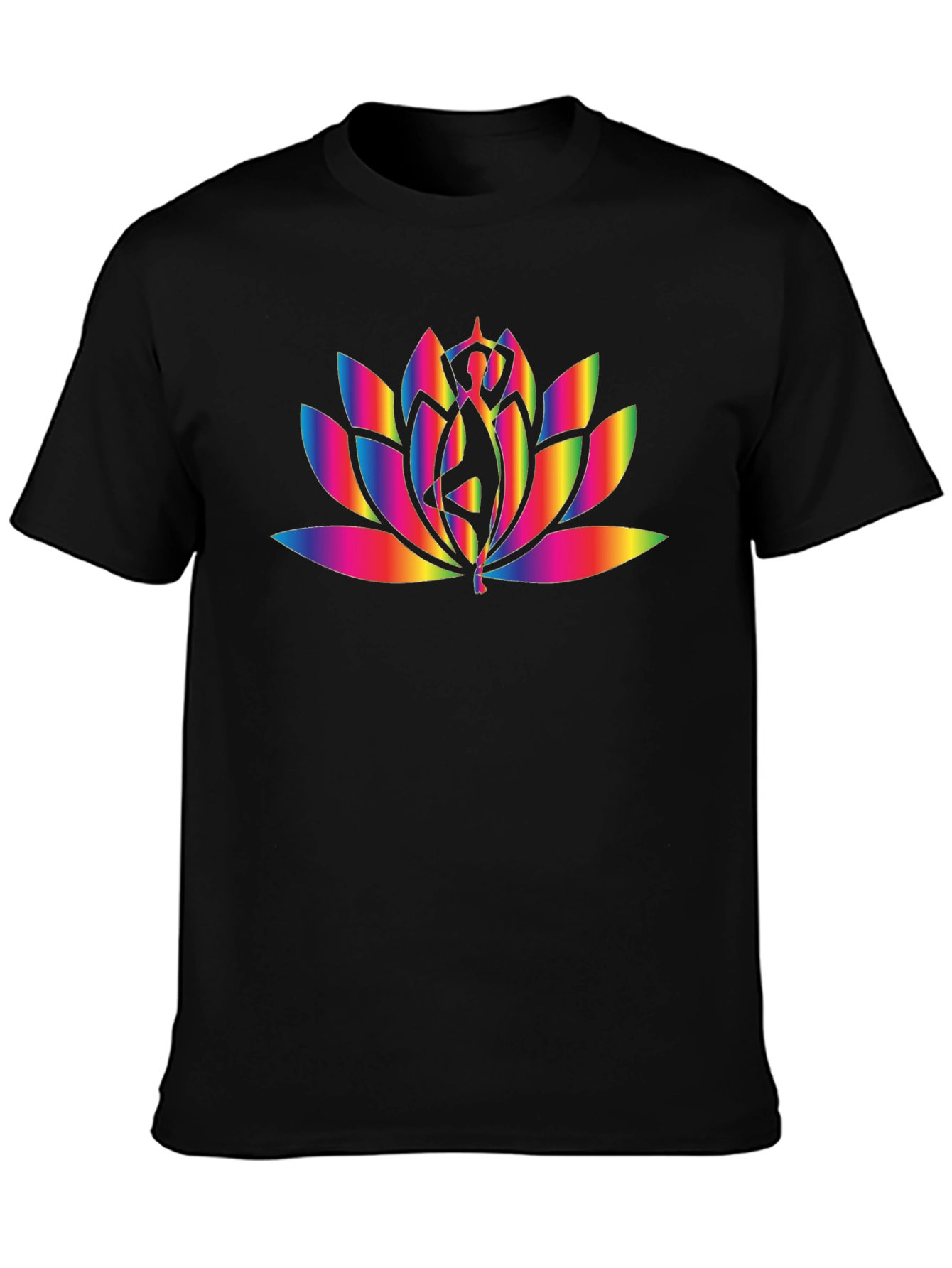 Rainbow Yoga Lotus T-Shirt