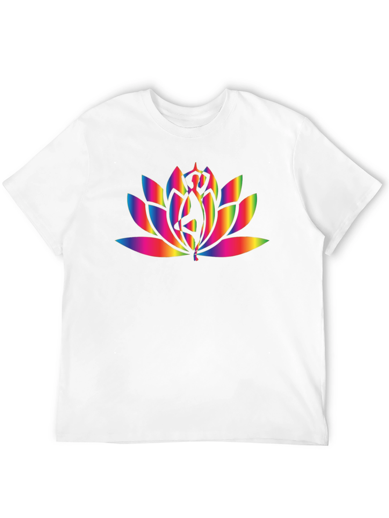 Rainbow Yoga Lotus T-Shirt