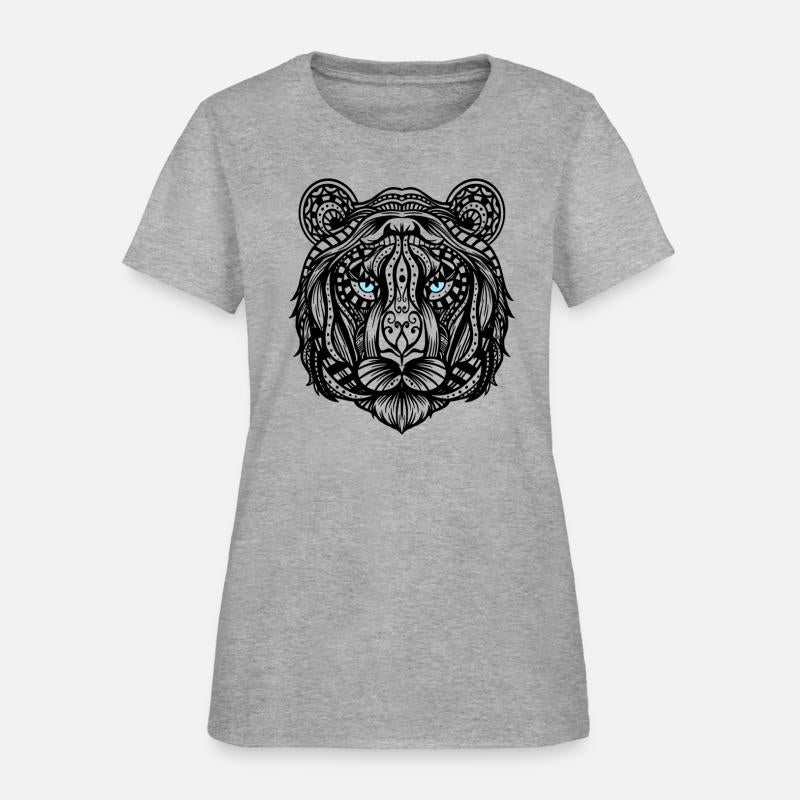 Tribal Tiger Blue Eyes Big Cat