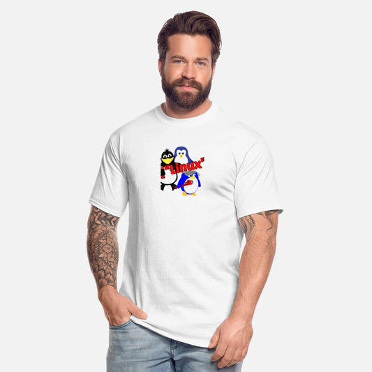 Tux the penguin and slogans