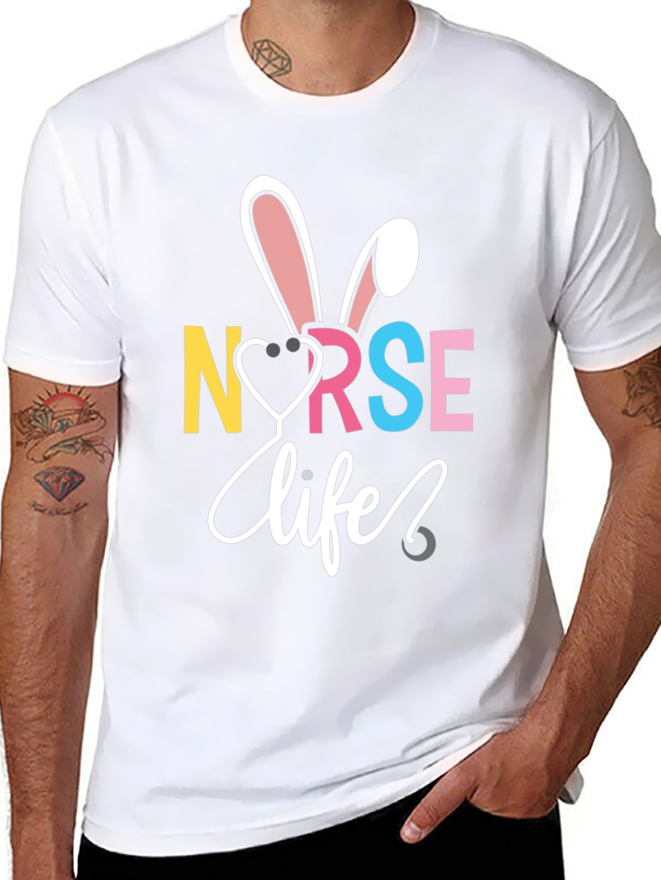Nurse Life Easter Bunny T-Shirt