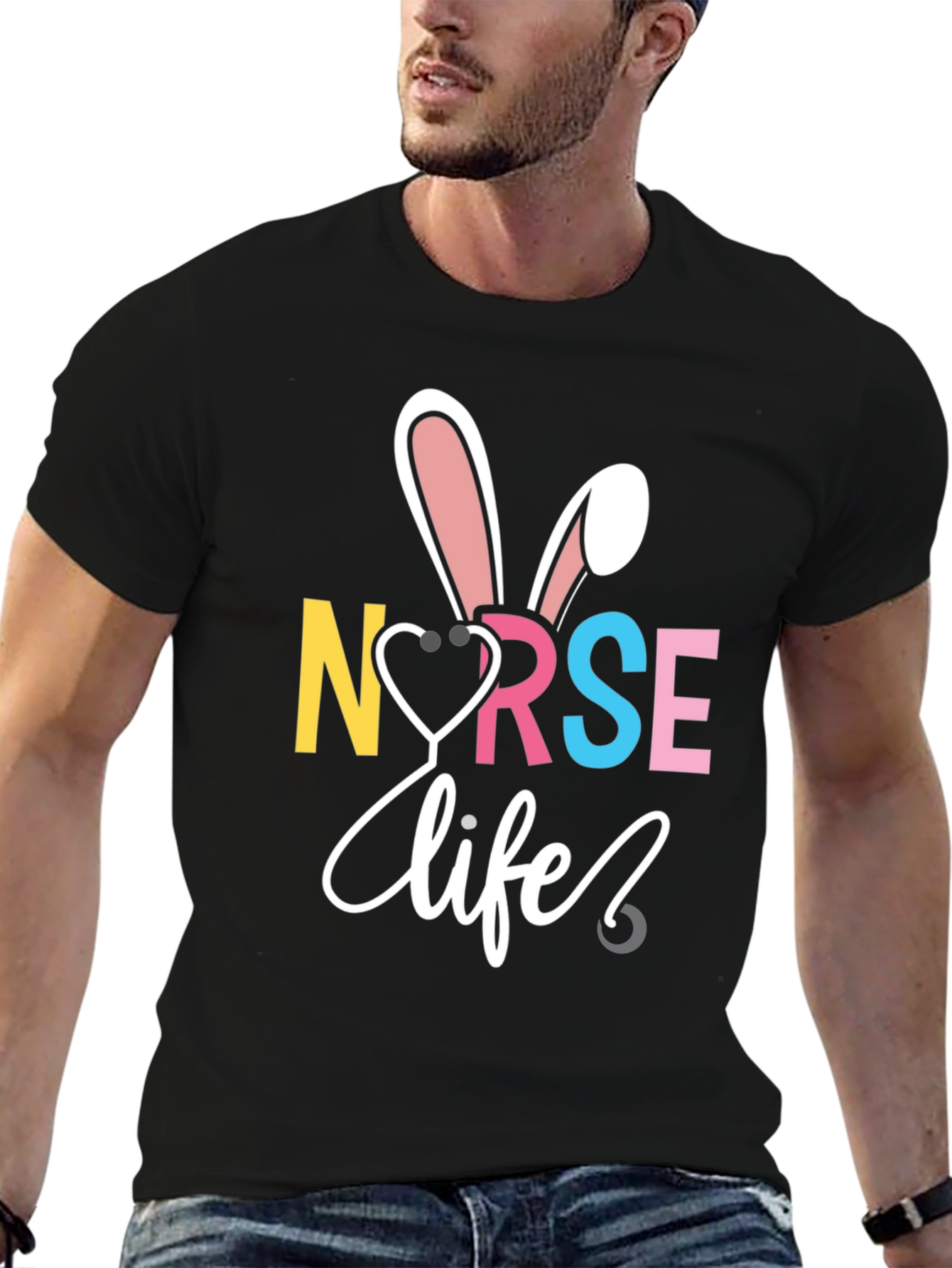 Nurse Life Easter Bunny T-Shirt
