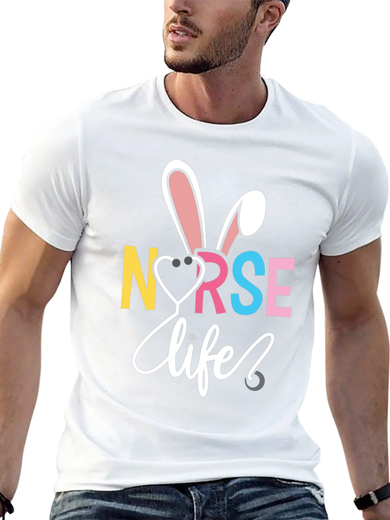 Nurse Life Easter Bunny T-Shirt