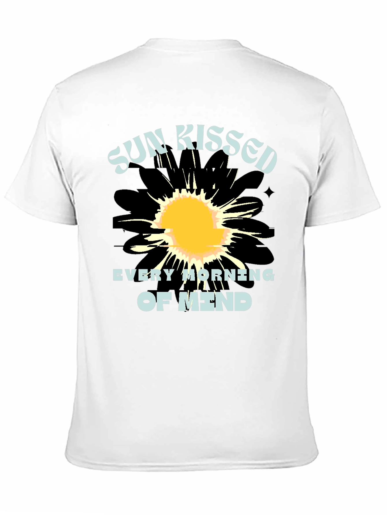 Sun Kissed Mind Black Graphic Tee