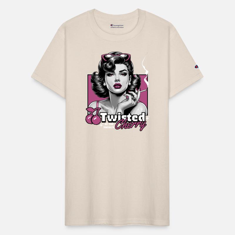 TWISTED CHERRY - Smoking Lady Purple remix (White)