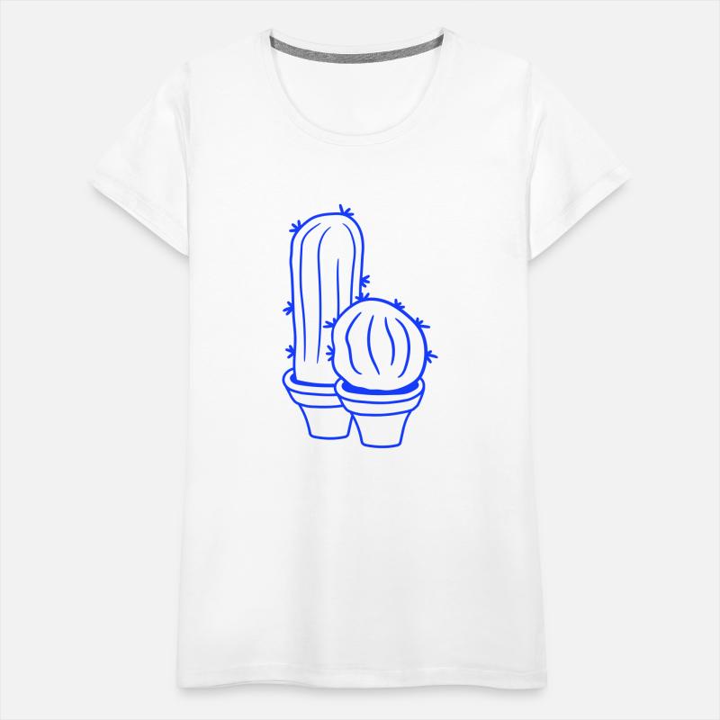 Two Cactus Prickly Spines Desert Cacti Flower Pot