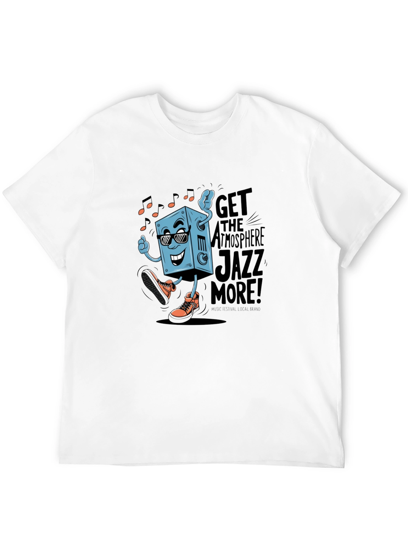 Cool Jazz Graphic Tee - Black Cotton T-Shirt