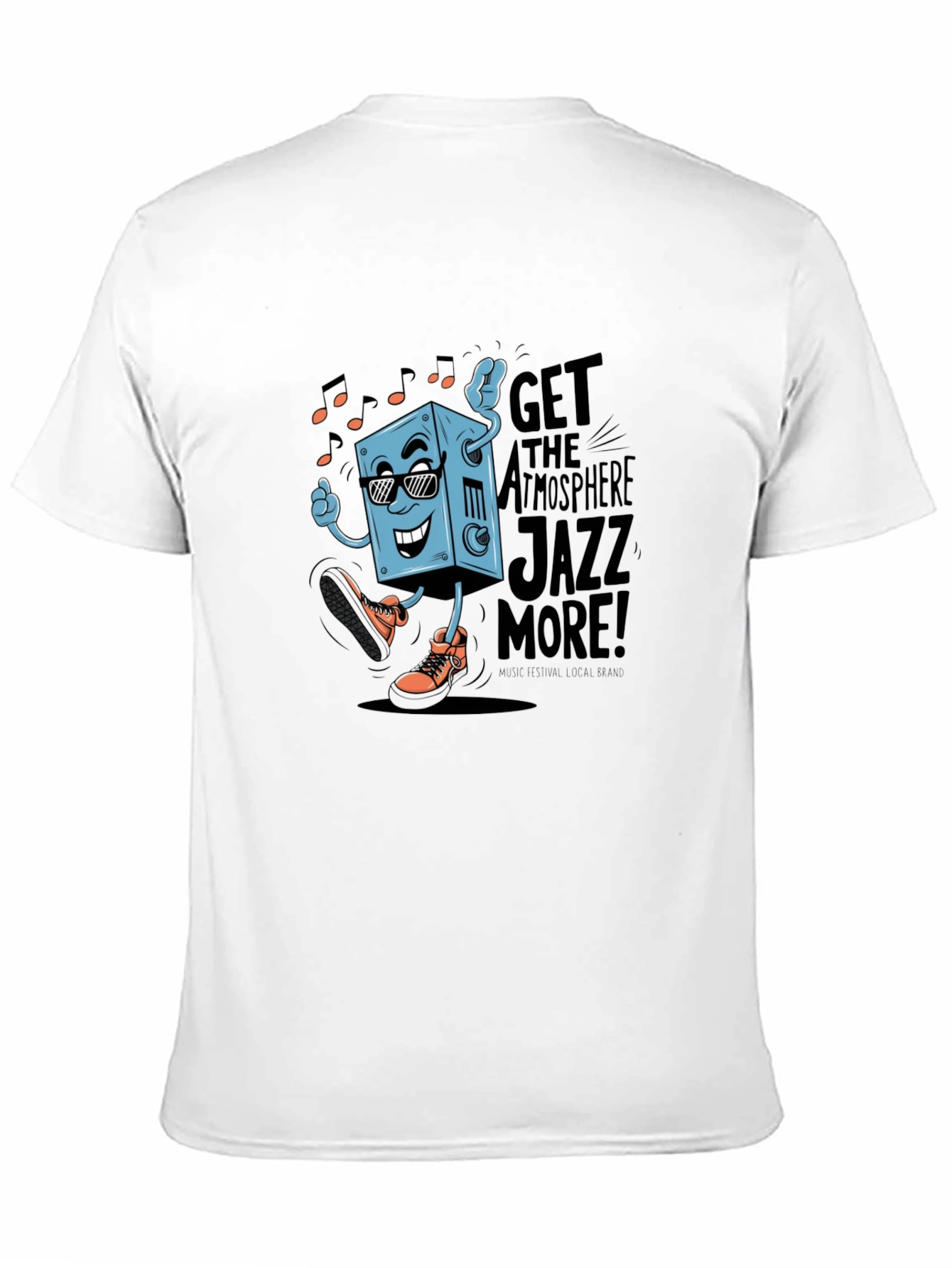 Cool Jazz Graphic Tee - Black Cotton T-Shirt