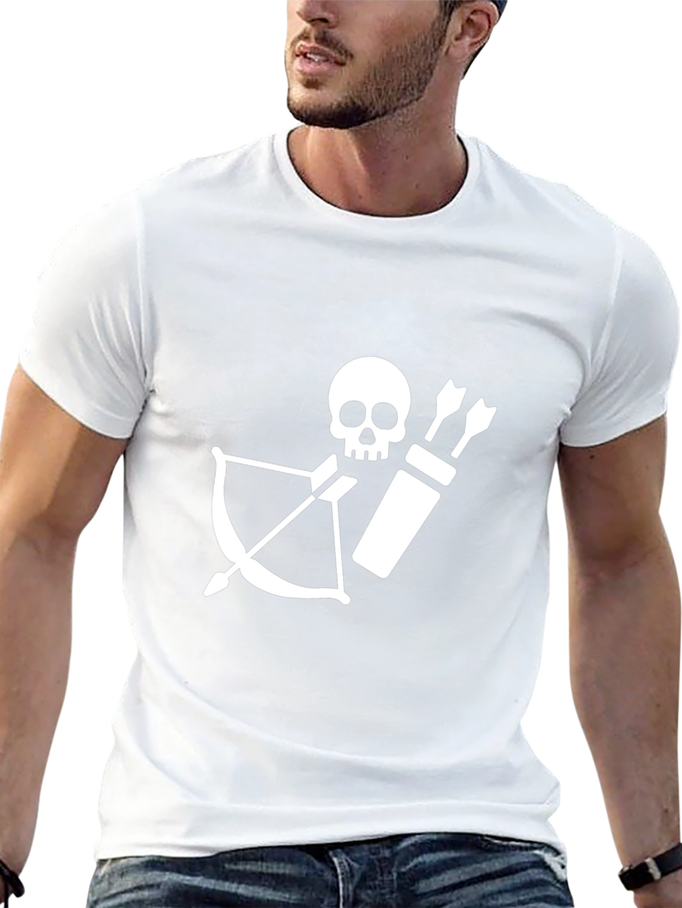 Skull Archer Black T-Shirt