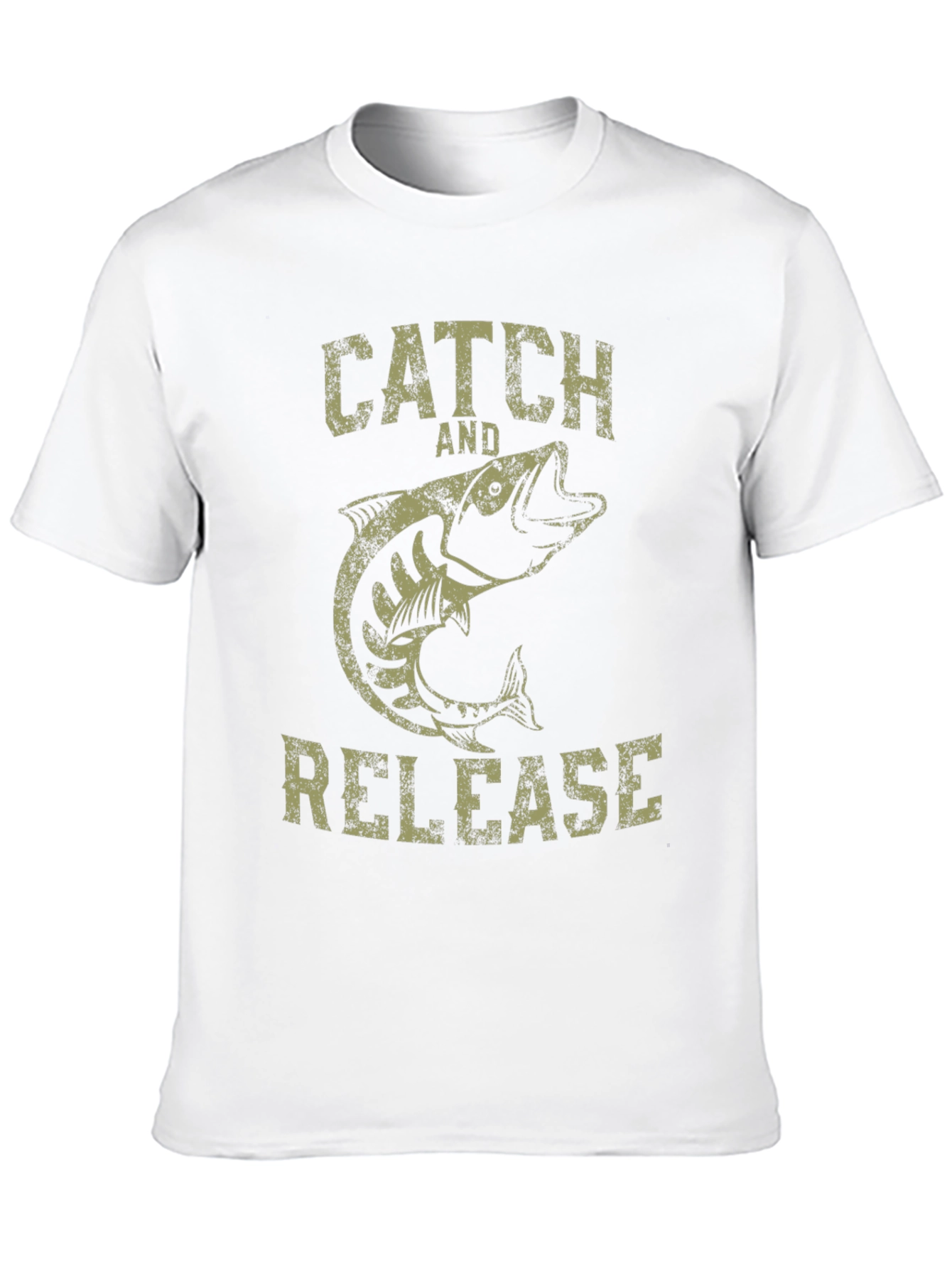 Catch and Release Fishing T-Shirt - Black