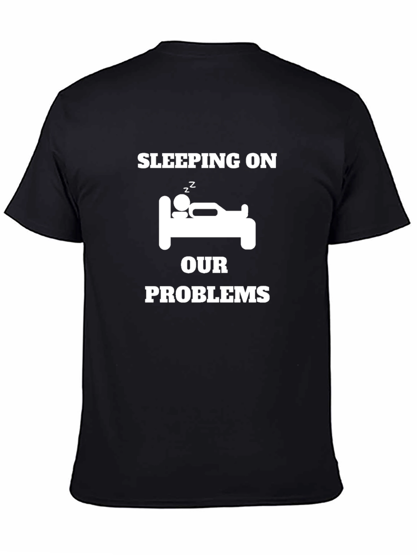 Sleeping on Our Problems Graphic Tee - Black