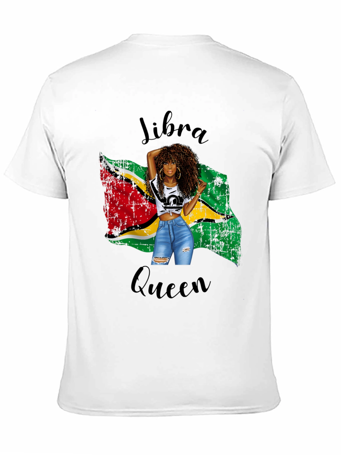 Libra Queen Black T-Shirt
