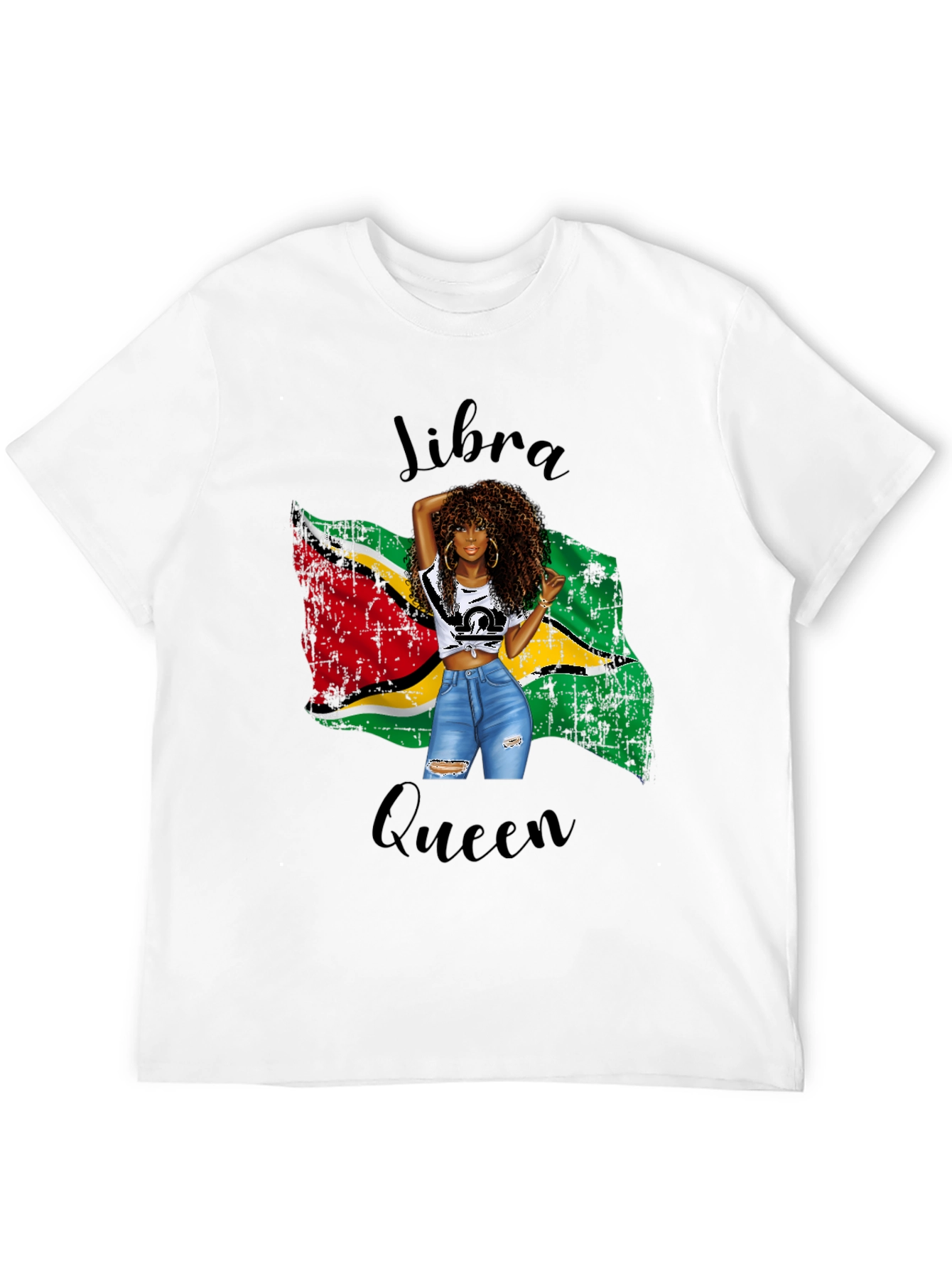 Libra Queen Black T-Shirt