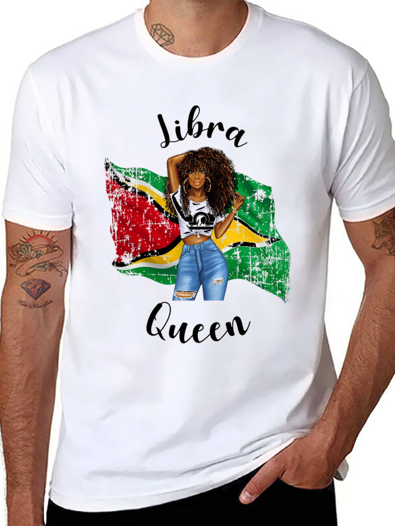 Libra Queen Black T-Shirt