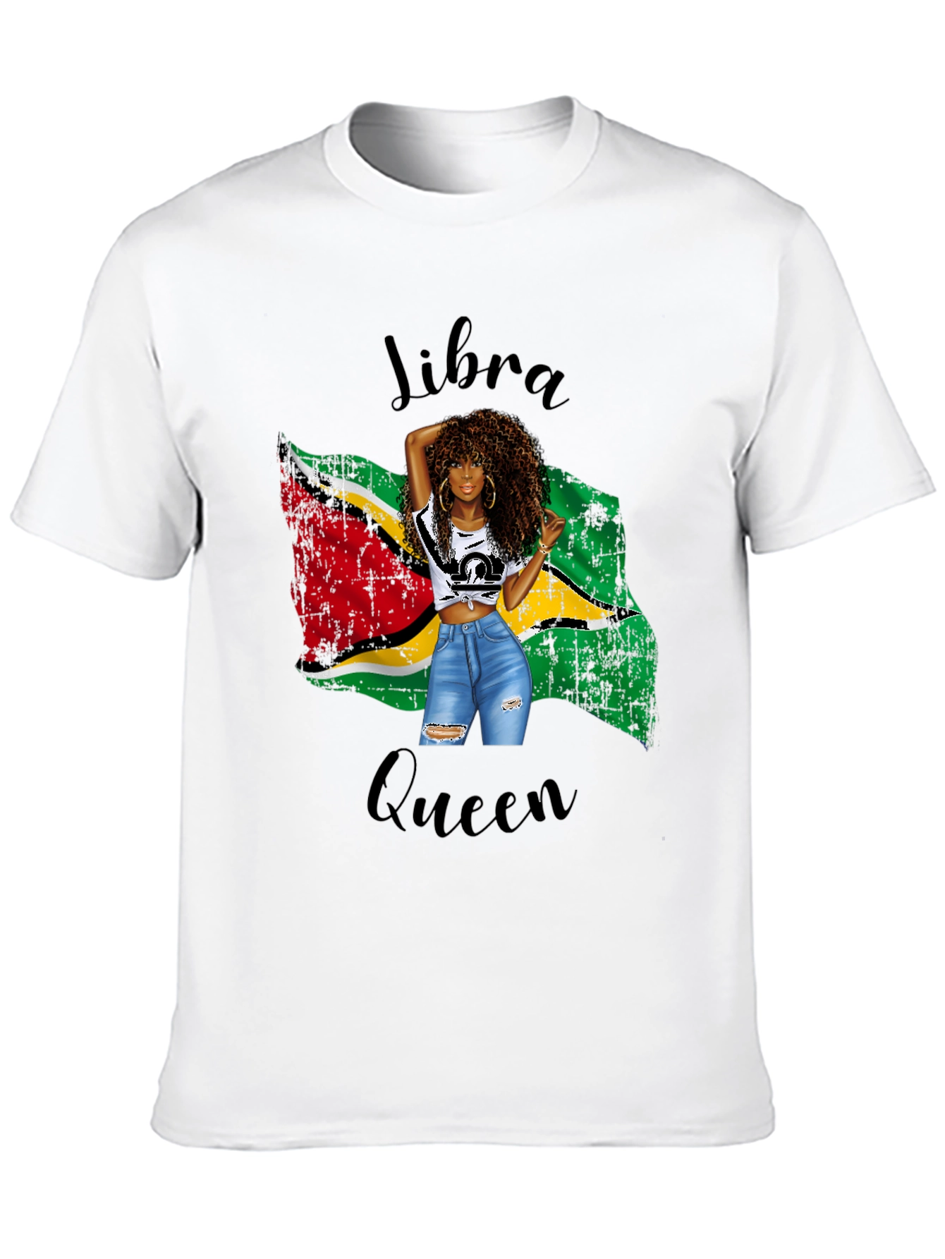 Libra Queen Black T-Shirt