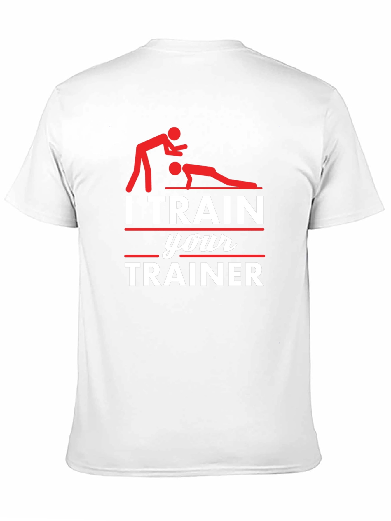 I Train Your Trainer Black Cotton T-Shirt