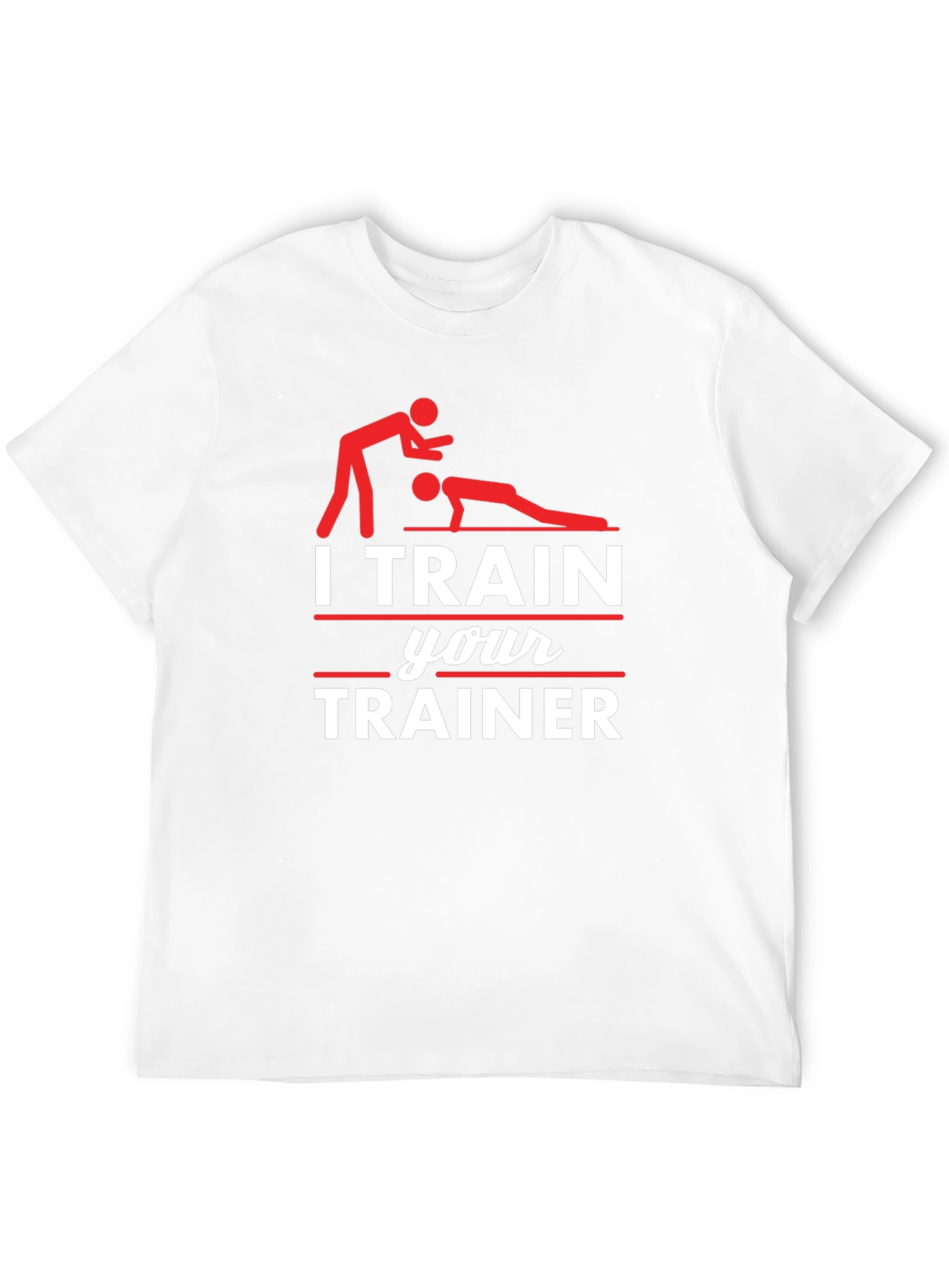 I Train Your Trainer Black Cotton T-Shirt