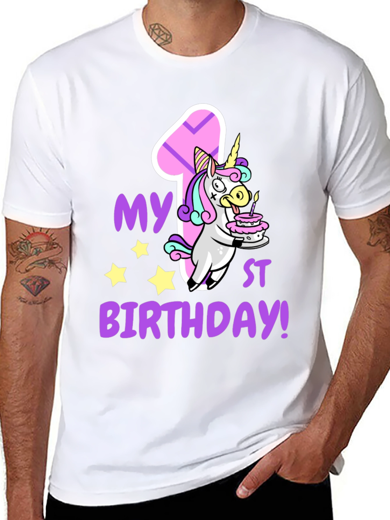 My First Birthday Unicorn T-Shirt