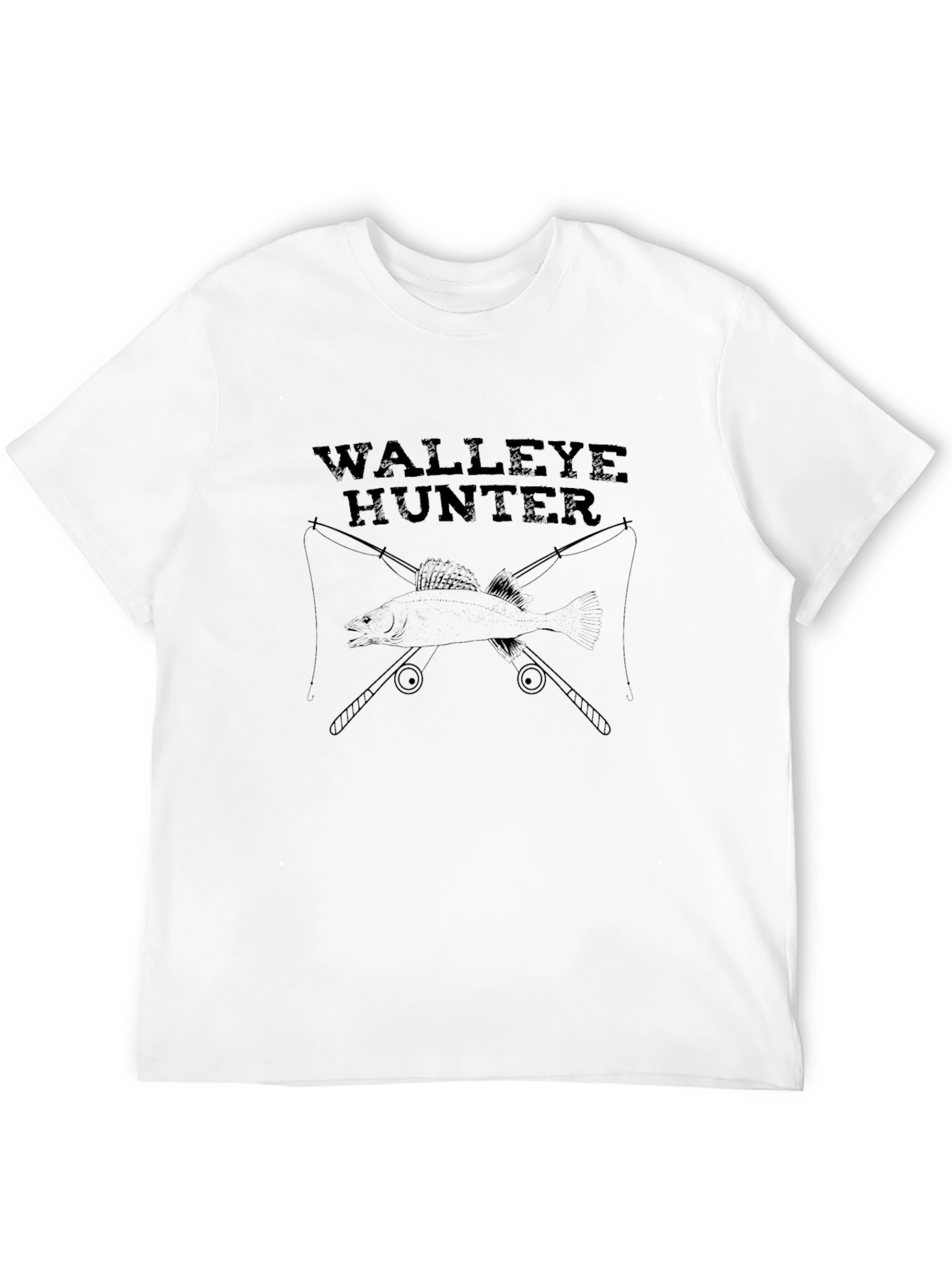 Walleye Hunter Graphic T-Shirt - Fishing Tee