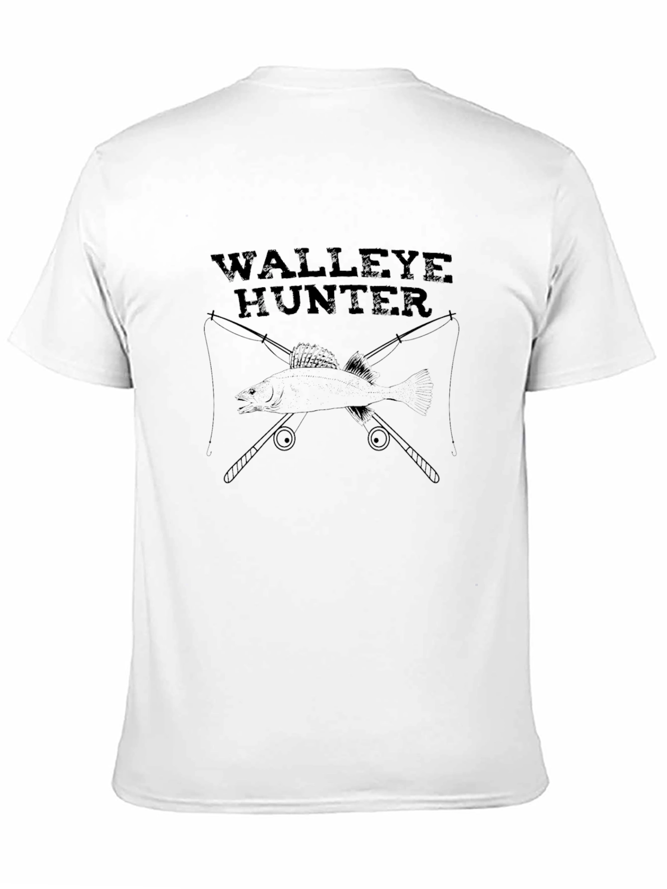 Walleye Hunter Graphic T-Shirt - Fishing Tee