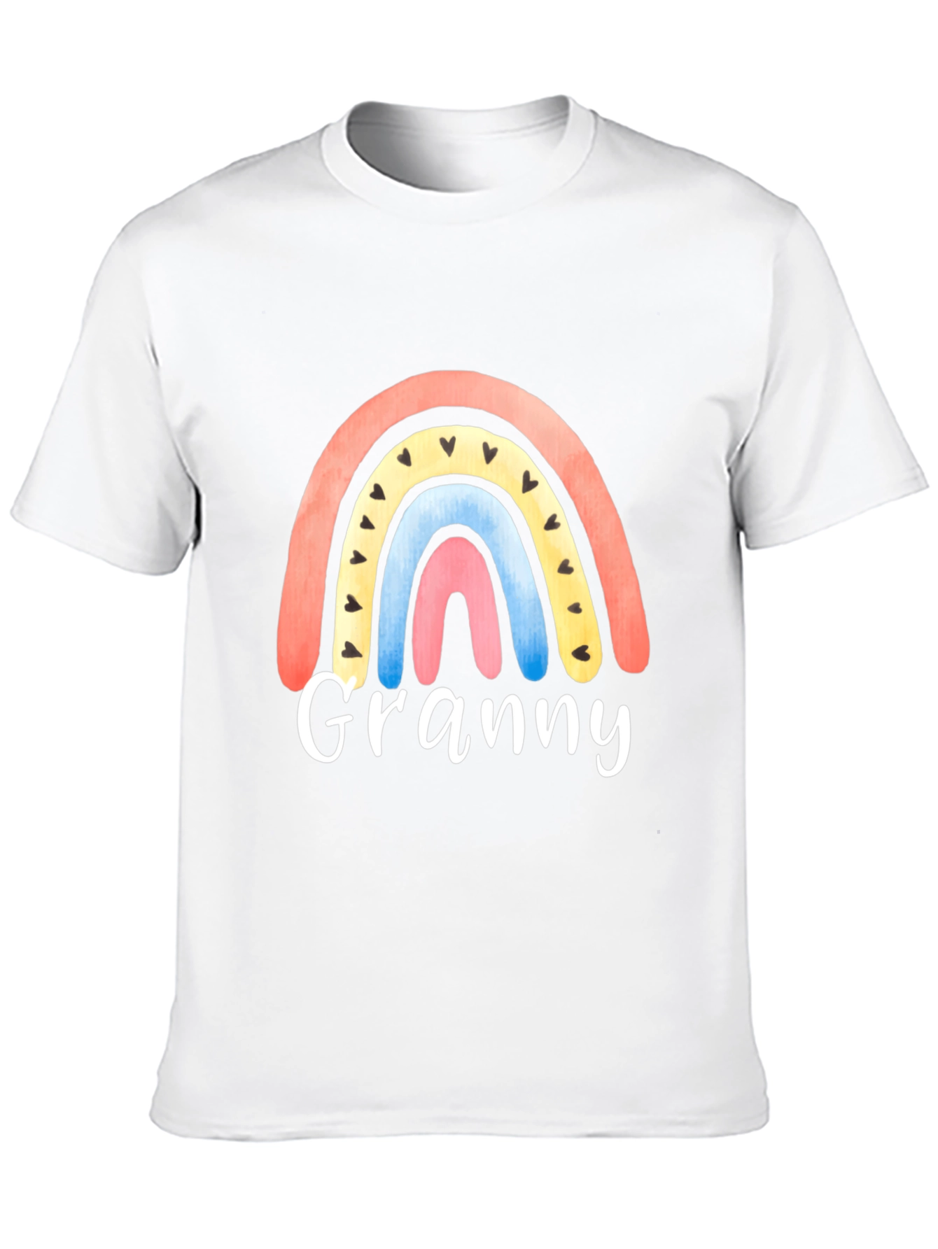 Granny Rainbow T-Shirt - Cute Graphic Tee
