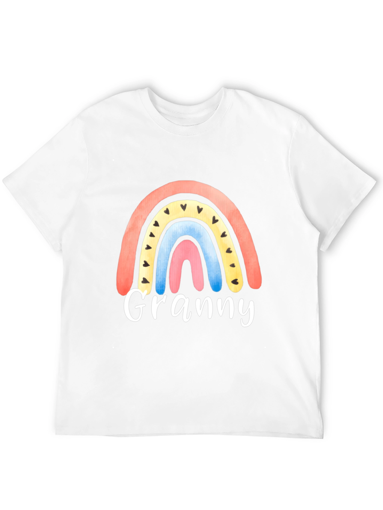 Granny Rainbow T-Shirt - Cute Graphic Tee