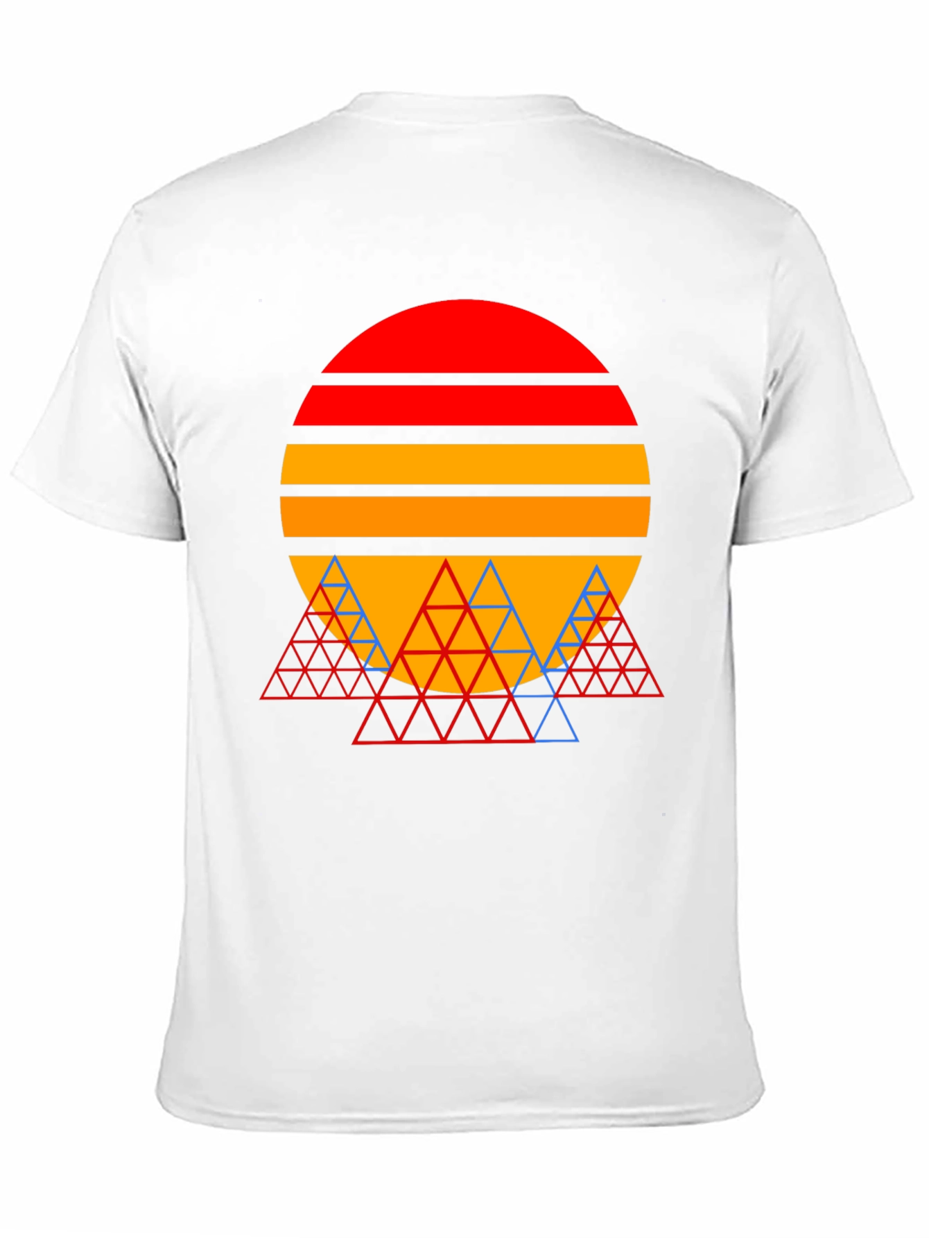 Geometric Sunset Graphic Tee