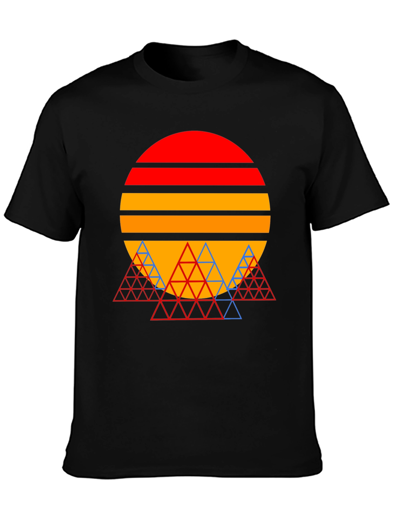 Geometric Sunset Graphic Tee
