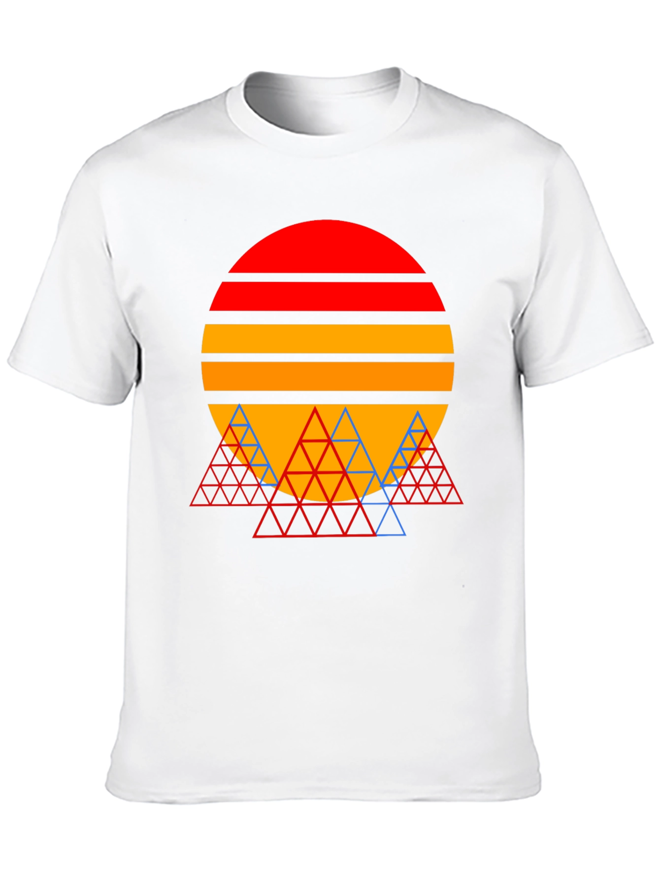 Geometric Sunset Graphic Tee