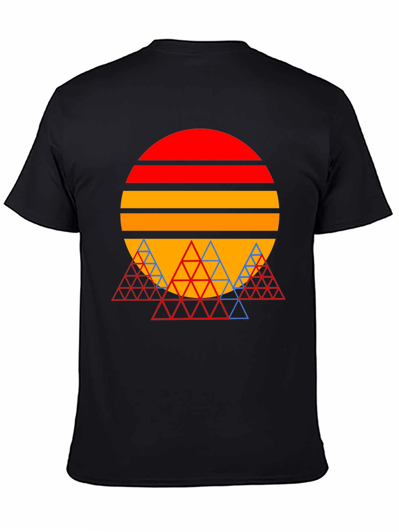 Geometric Sunset Graphic Tee