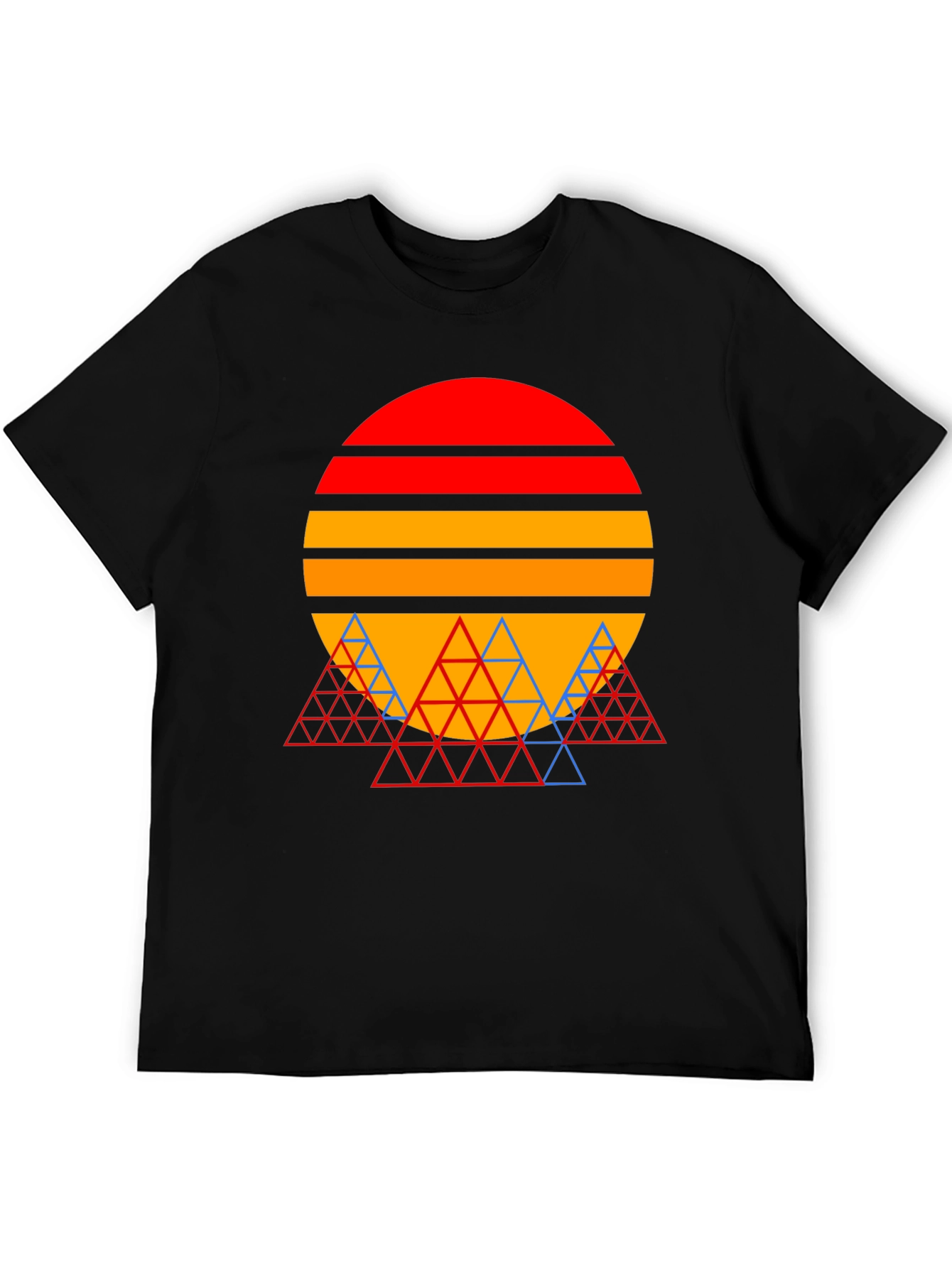 Geometric Sunset Graphic Tee