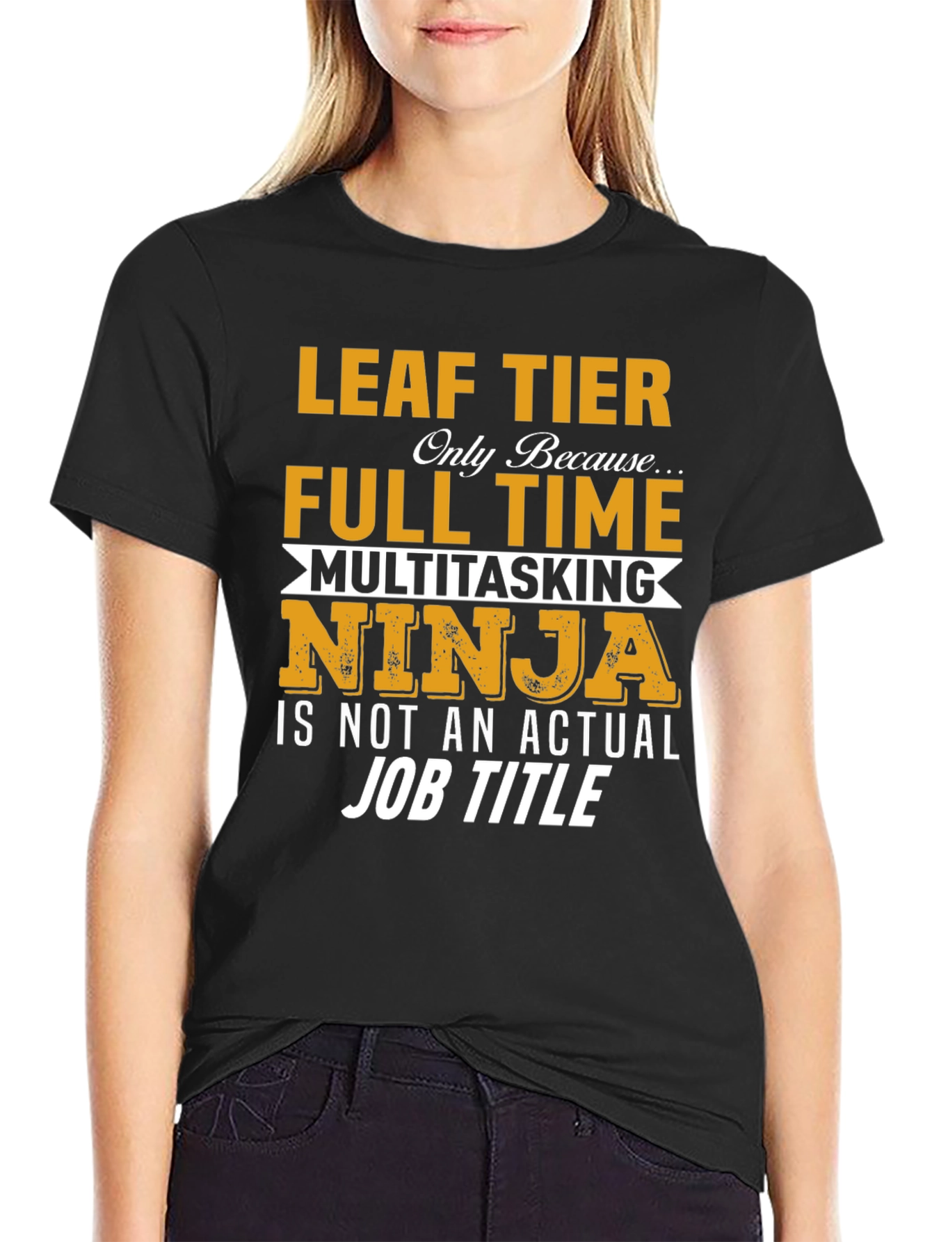 Leaf Tier Full Time Ninja T-Shirt