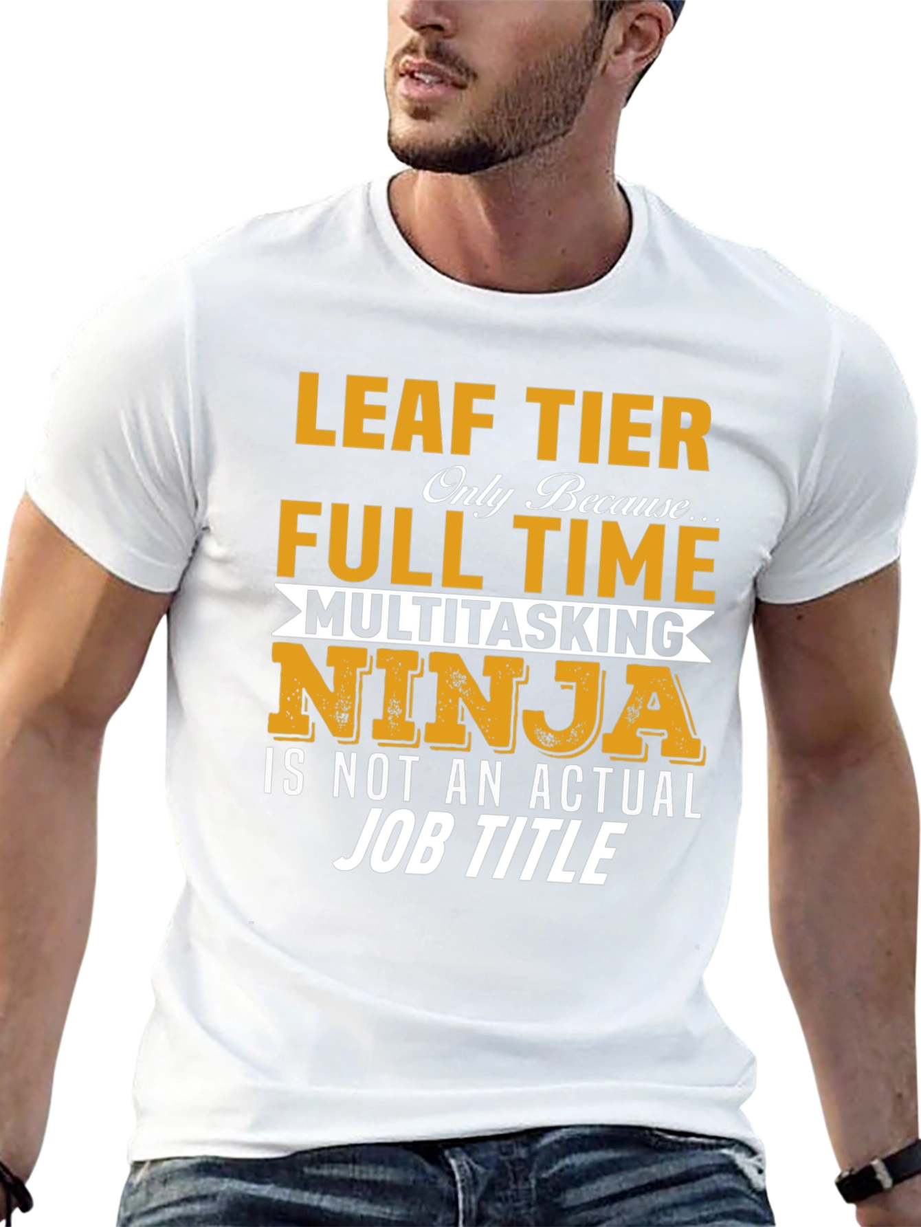Leaf Tier Full Time Ninja T-Shirt